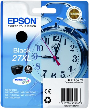 Epson 27XL Cartridge Zwart