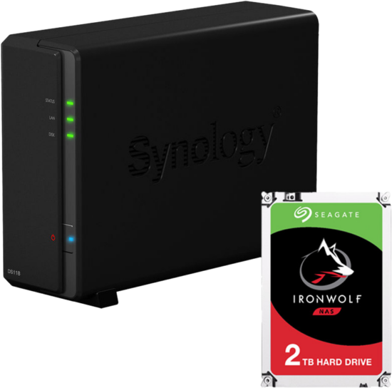 Synology DS118 + 2 TB