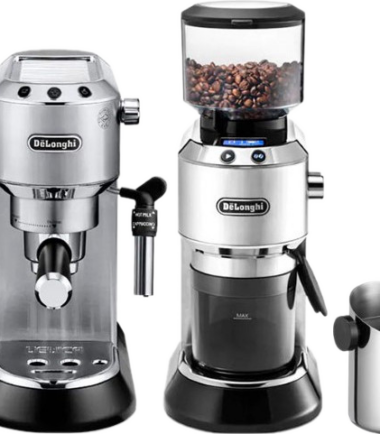 De'Longhi EC685MPACK Barista Pack Dedica Zilver - Koffieapparaten Espresso Halfautomatisch