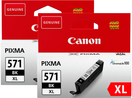 Canon CLI-571XL Cartridges Fotozwart Duo Pack