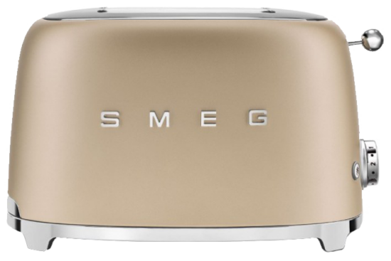 SMEG TSF01CHMEU Mat Champagne - Broodroosters