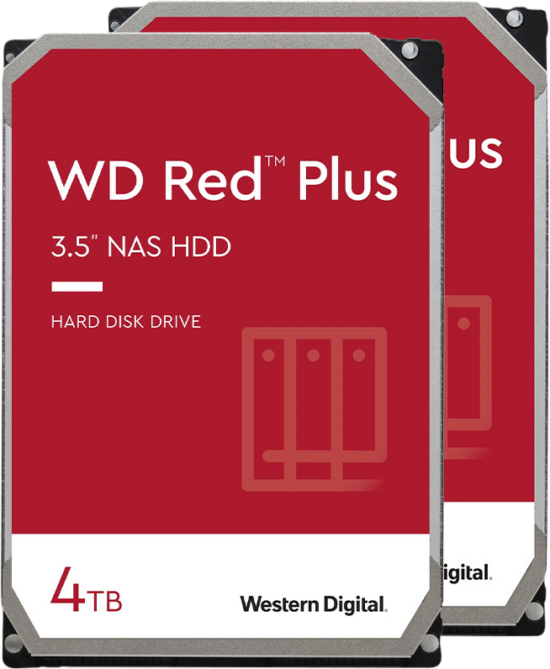 WD Red Plus WD40EFZX 4TB Duo Pack