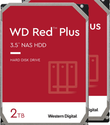 WD Red Plus WD20EFZX 2TB Duo Pack