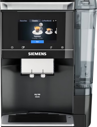 Siemens EQ.700 Classic TP707R06 Midnite Silver Metallic - Vrijstaande volautomaten