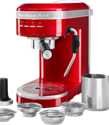 KitchenAid 5KES6503ECA Appelrood - Koffieapparaten Espresso Halfautomatisch