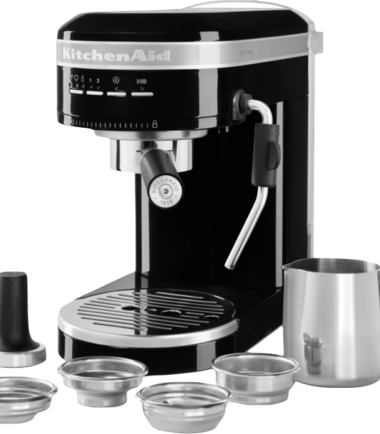 KitchenAid 5KES6503EOB Onyx Zwart - Koffieapparaten Espresso Halfautomatisch