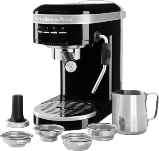 KitchenAid 5KES6503EOB Onyx Zwart - Koffieapparaten Espresso Halfautomatisch