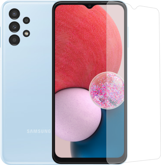 Samsung Galaxy A13 128GB Blauw + BlueBuilt Screenprotector Glas