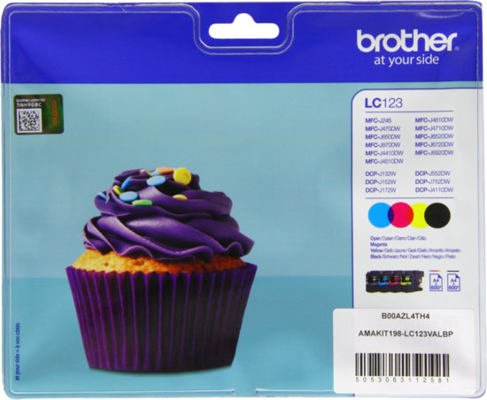 Brother LC-123 Cartridges Combo Pack