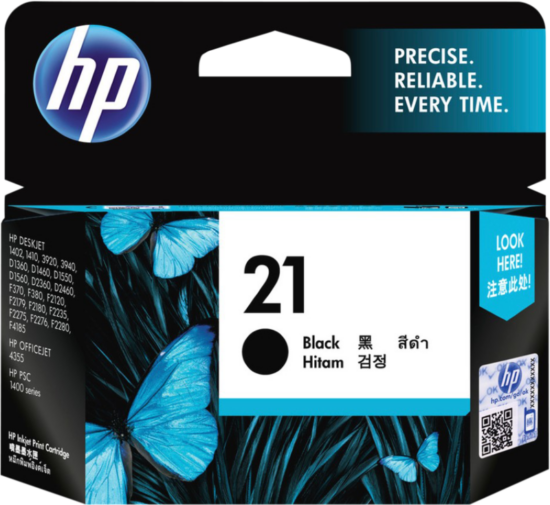 HP 21 Cartridge Zwart
