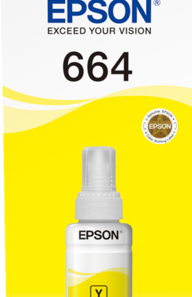 Epson T6644 Inktflesje Geel