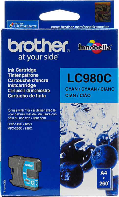 Brother LC-980 Cartridge Cyaan