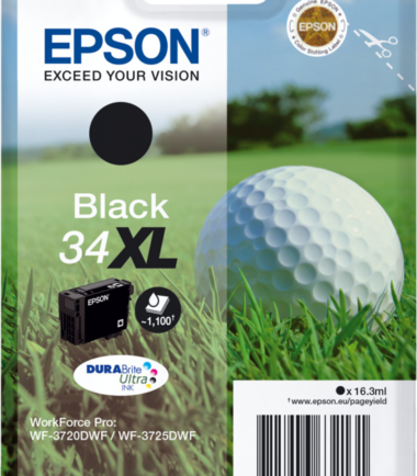 Epson 34XL Cartridge Zwart