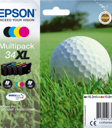 Epson 34XL Cartridges Combo Pack