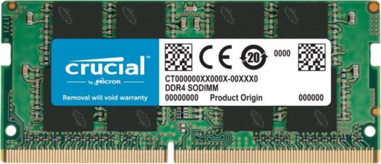Crucial 16GB 2400MHz DDR4 SODIMM (1x16GB)