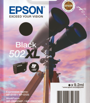 Epson 502XL Cartridge Zwart