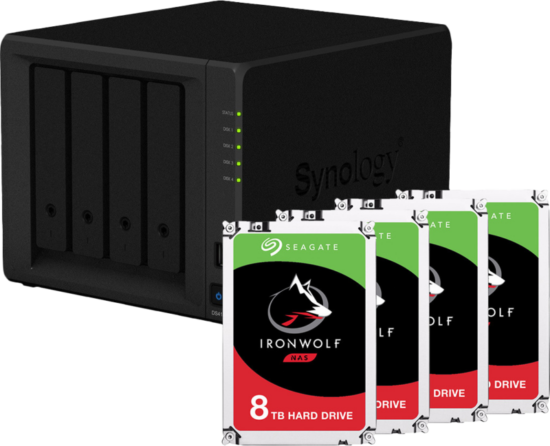 Synology DS418 + 32 TB