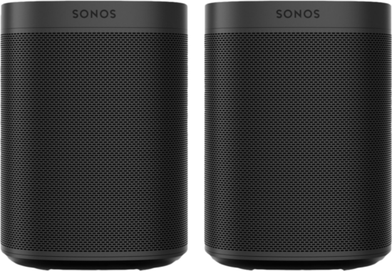 Sonos One SL Duo Pack Zwart