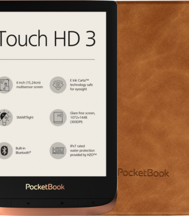 Pocketbook Touch HD 3 Koper + Pocketbook Shell Touch HD 3 Bruin