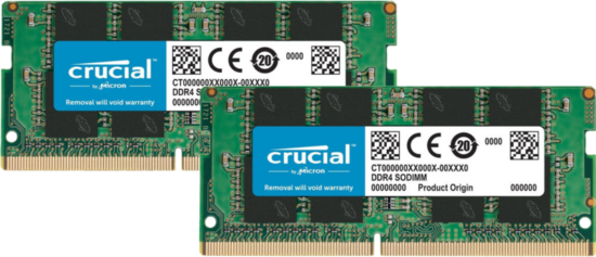 Crucial 16 GB SODIMM DDR4-2400 Duo Pack