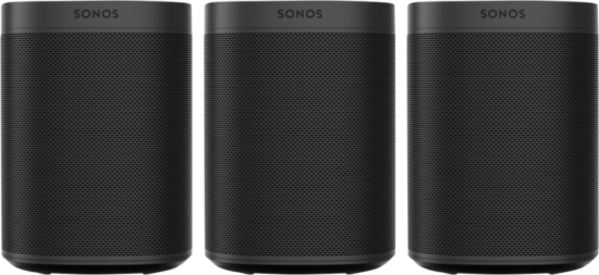 Sonos One SL 3-pack Zwart