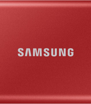 Samsung T7 SSD 500GB Rood