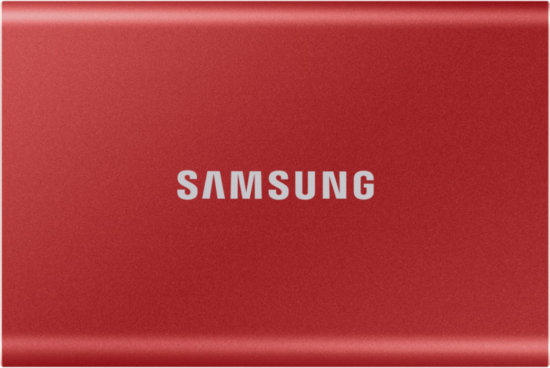 Samsung T7 SSD 500GB Rood