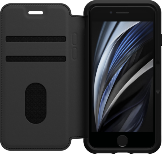 Otterbox Strada Apple iPhone SE 2022 / SE 2020 / 8 / 7 Book Case Zwart