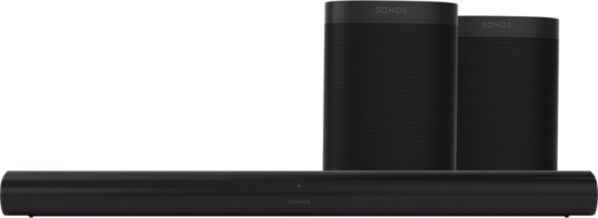 Sonos Arc 5.0 + One Duopack Zwart