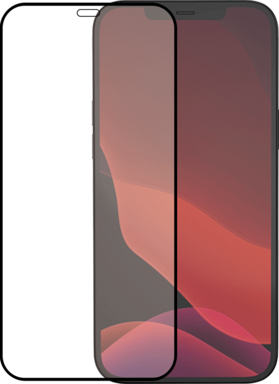 Azuri Tempered Glass Apple iPhone 12 / 12 Pro Rinox Armor Zwart