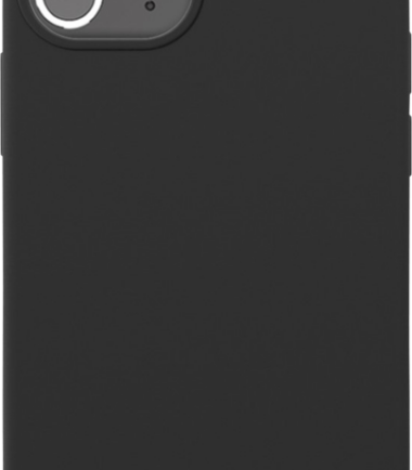Azuri Back Cover Apple iPhone 12 / 12 Pro Siliconen Back Cover Zwart