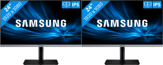 2x Samsung LS24R650