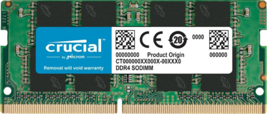 Crucial 8GB 2666MHz DDR4 SODIMM (1x8GB)