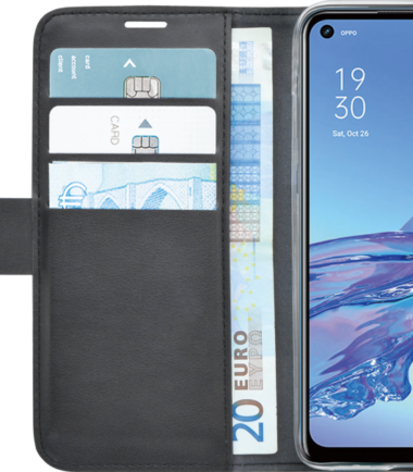 Azuri Wallet OPPO A53 / A53s Book Case Zwart