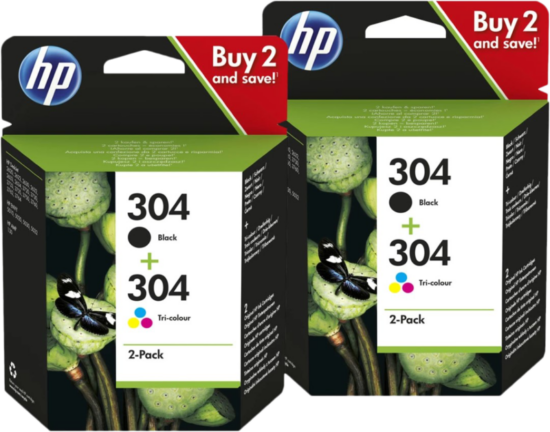 HP 304 Cartridges Duo Combo Pack