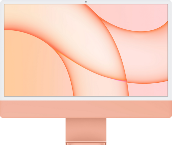 Apple iMac 24" (2021) 8GB/256GB Apple M1 met  8 core GPU Oranje AZERTY