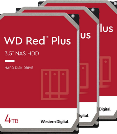 WD Red Plus WD40EFZX 4TB 3-Pack