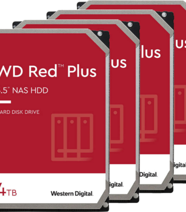 WD Red Plus WD40EFZX 4TB 4-Pack