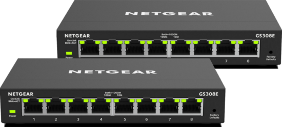 Netgear GS308E-100PES Duo Pack