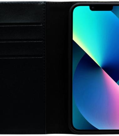 BlueBuilt Apple iPhone 13 Pro Max Book Case Leer Zwart