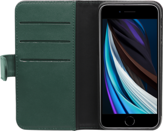 BlueBuilt Apple iPhone SE 2022 / SE 2020 / 8 / 7 2-in-1 Case Leer Groen