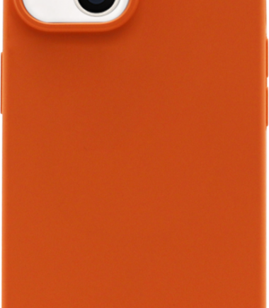 BlueBuilt Soft Case Apple iPhone 13 mini Back Cover met MagSafe Oranje