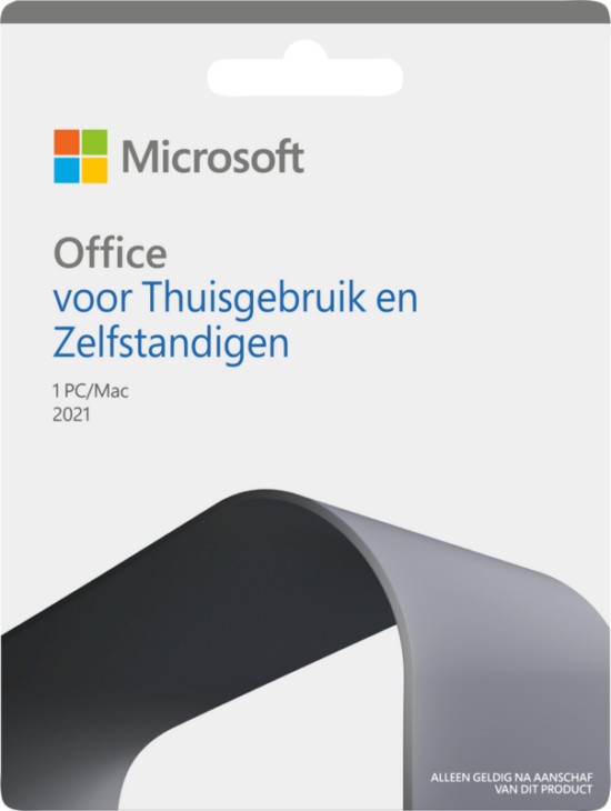 Microsoft Office 2021 Thuisgebruik en Zelfstandigen