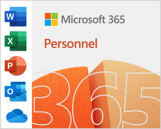 Microsoft Office 365 Personal FR Abonnement 1 jaar