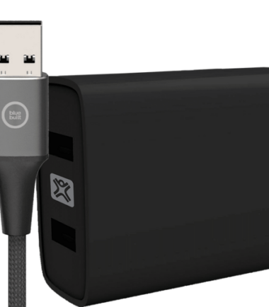 XtremeMac Quick Charge Oplader met 2 Usb A Poorten 18W + Usb C Kabel 1
