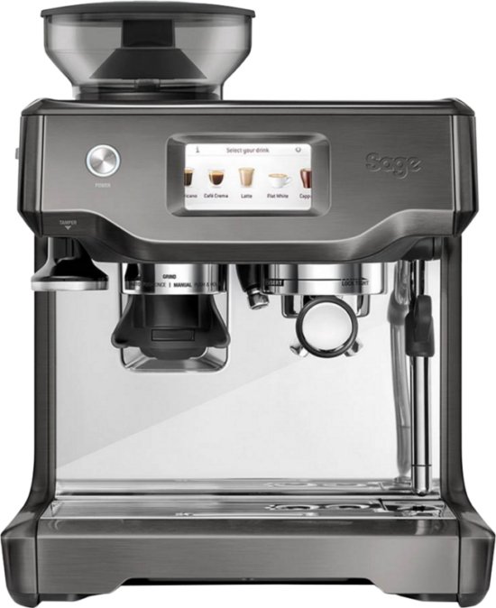 Sage the Barista Touch Black Stainless - Koffieapparaten Espresso Halfautomatisch