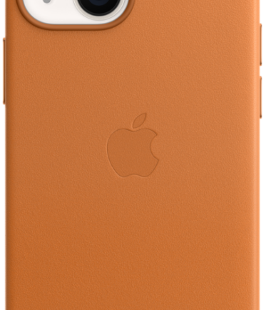 Apple iPhone 13 mini Leather Case with MagSafe Golden Brown