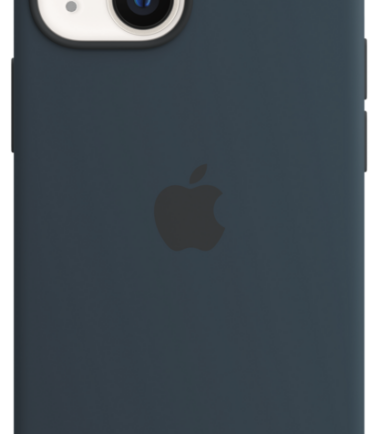 Apple iPhone 13 mini Back Cover met MagSafe Abyss-blauw