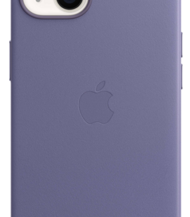Apple iPhone 13 Back Cover met MagSafe Leer Blauweregen