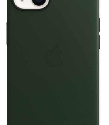Apple iPhone 13 Back Cover met MagSafe Leer Sequoia-groen